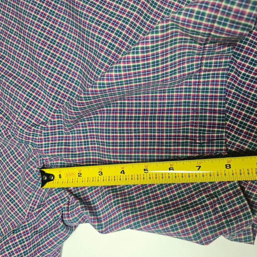 Polo Golf Ralph Lauren Links Fit Flat-Front Plaid Golf Shorts Chino Men's 38
